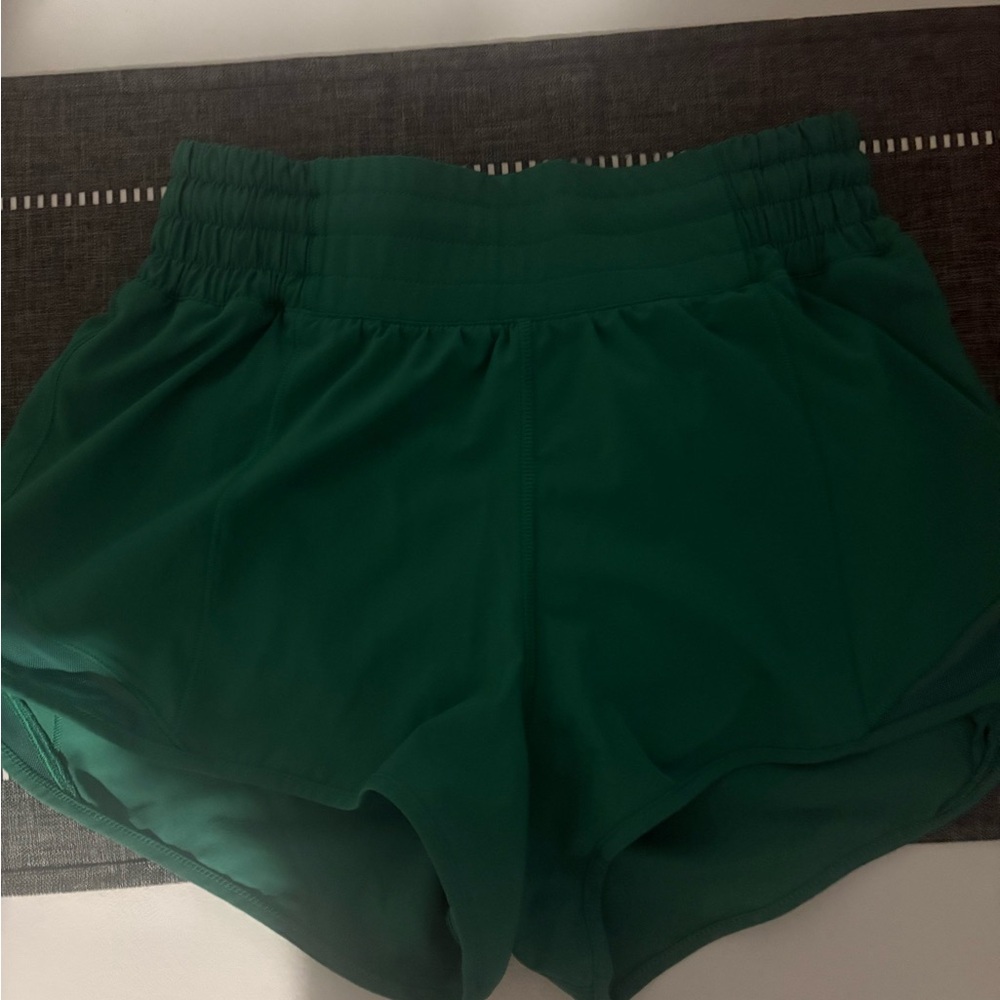 Lululemon Athletica Green Athletic Shorts